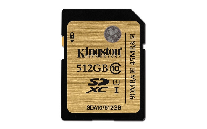 Карта памяти Kingston UHS-I SDHC/SDXC на 512 ГБ